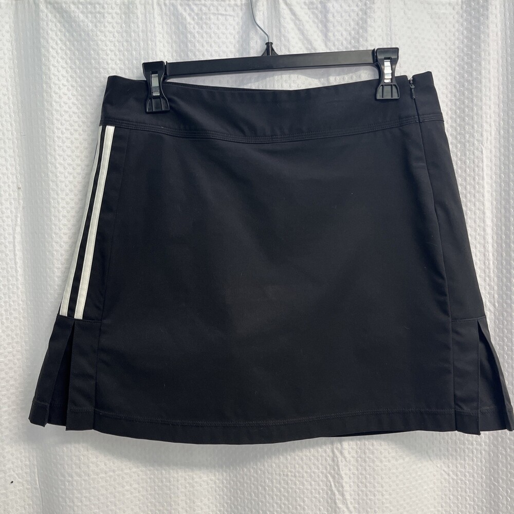 Adidas‎ Women’s Climacool Black 3 Stripe Skort Golf Tennis Pickleball 6